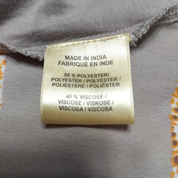 Anthropologie Porridge Women's Mixed Media Boho Sleeveless Blouse - Picture 6 of 7